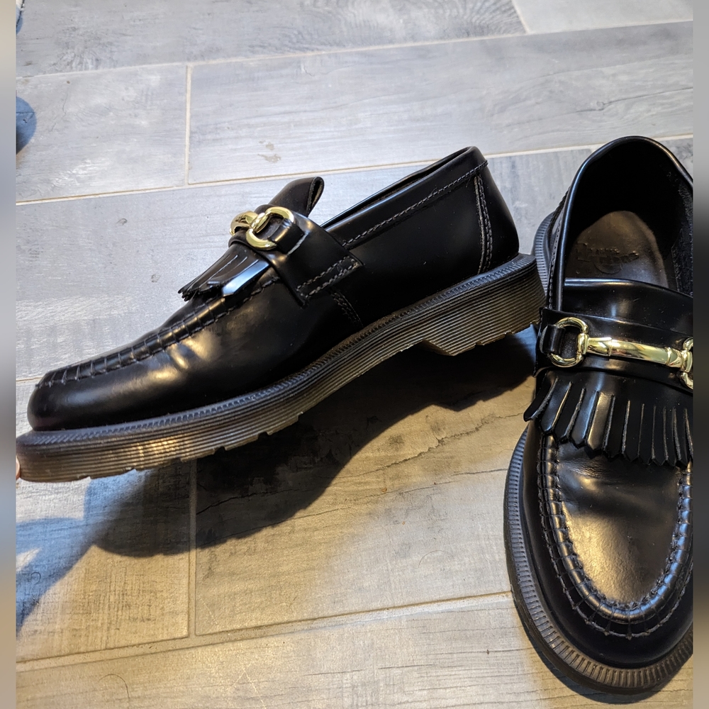 Doc Marten Adrian Snaffle Smooth Leather Kiltie Loafers